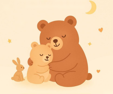 Обнимающиеся медведи